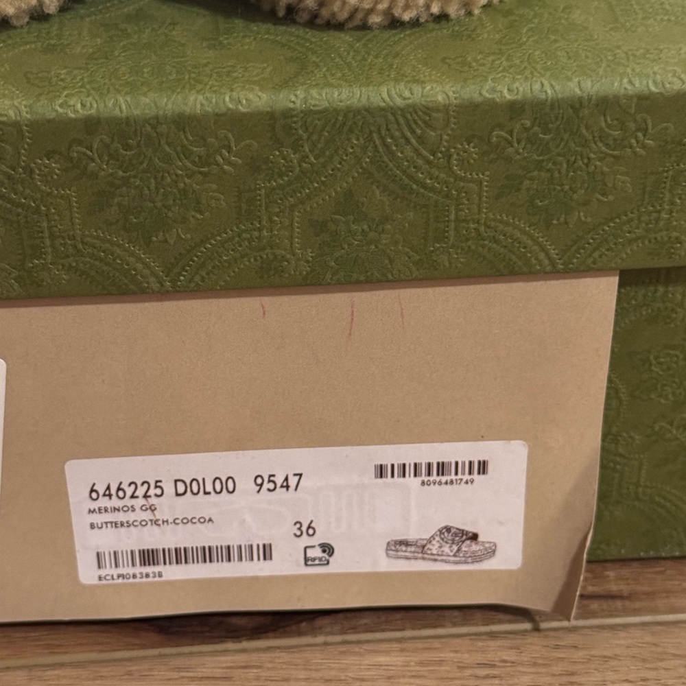 Gucci Shearling Slippers - Picture 6 of 7